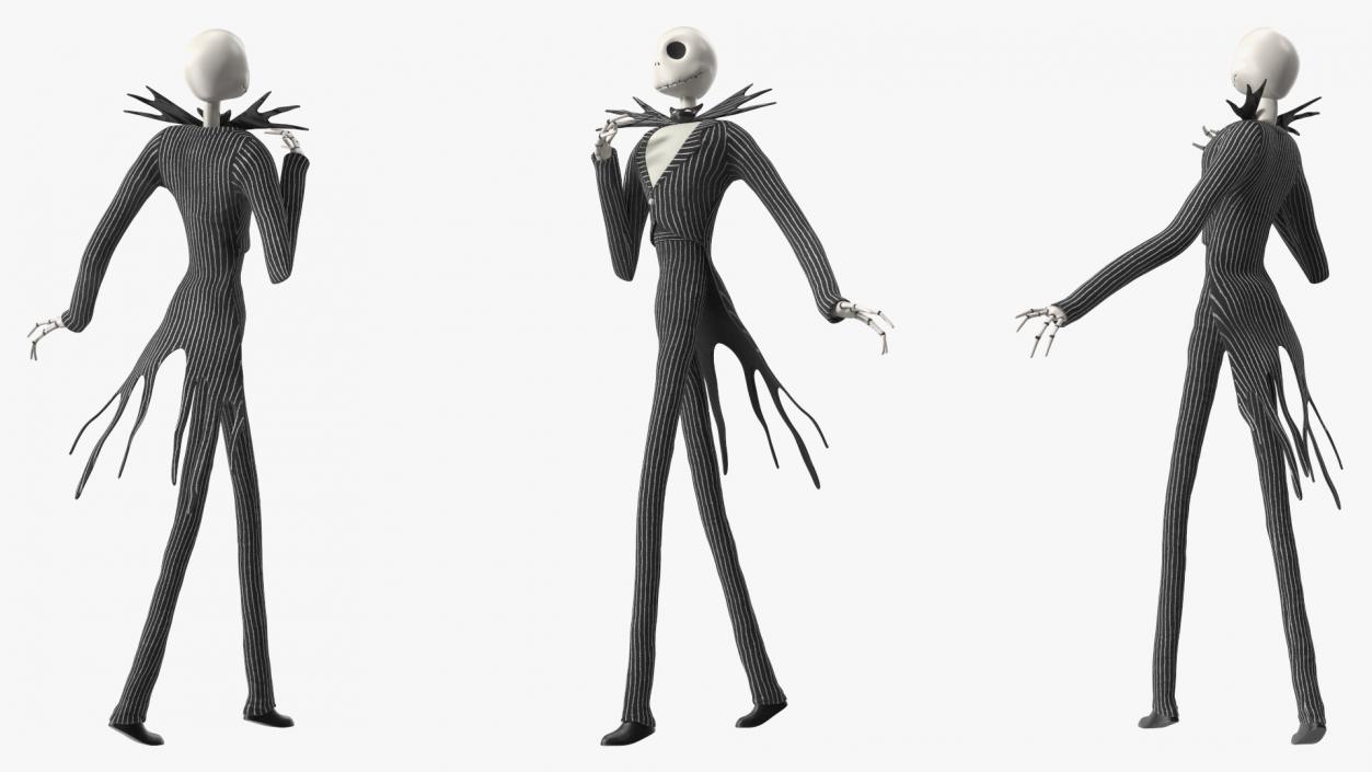 Character Jack Skellington Walking 3D model