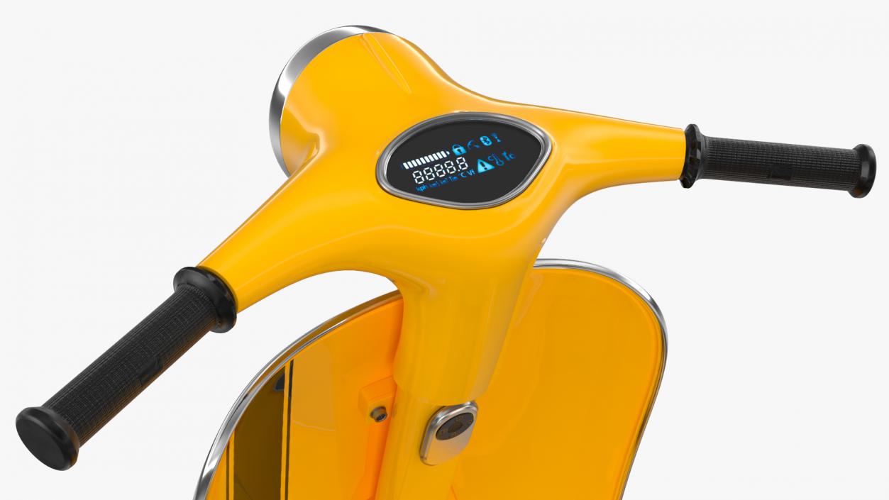 3D model Vespa Standup Z-Scooter Yellow