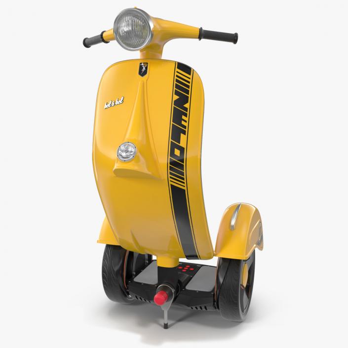 3D model Vespa Standup Z-Scooter Yellow