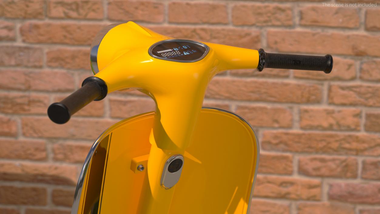 3D model Vespa Standup Z-Scooter Yellow