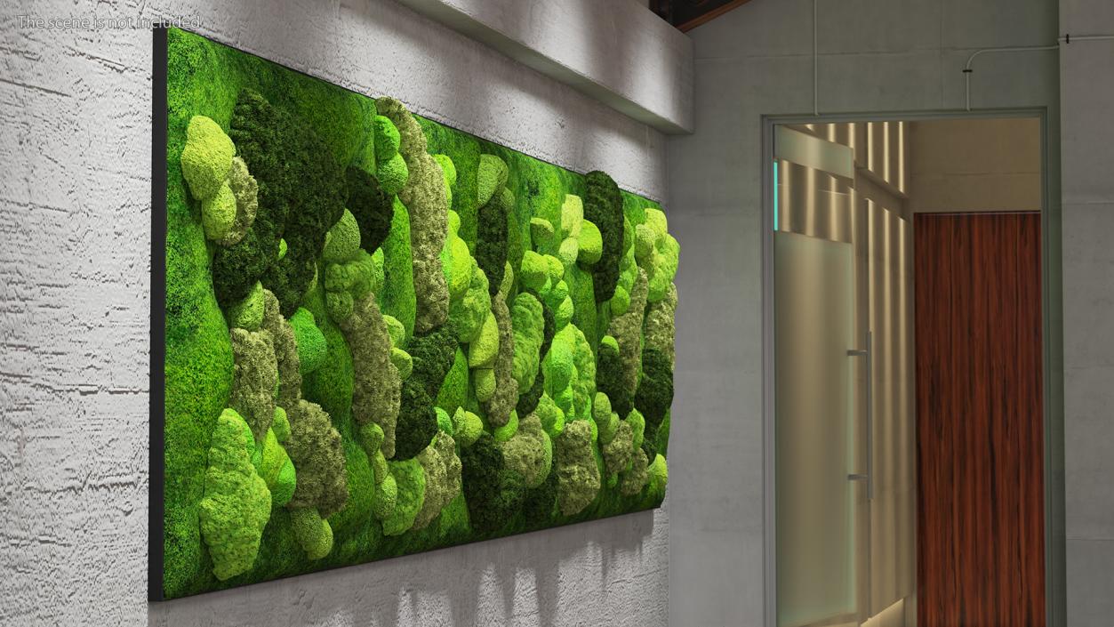 Moss Wall 3D model