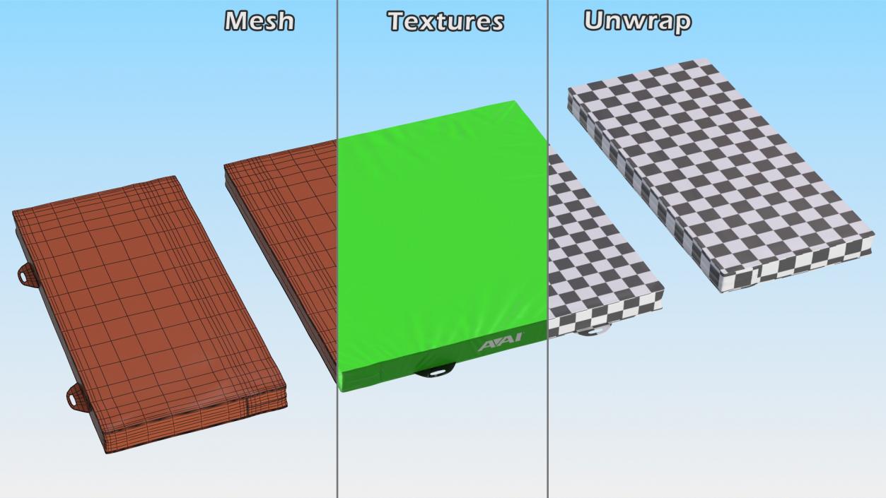 Sports Mats Collection 2 3D model