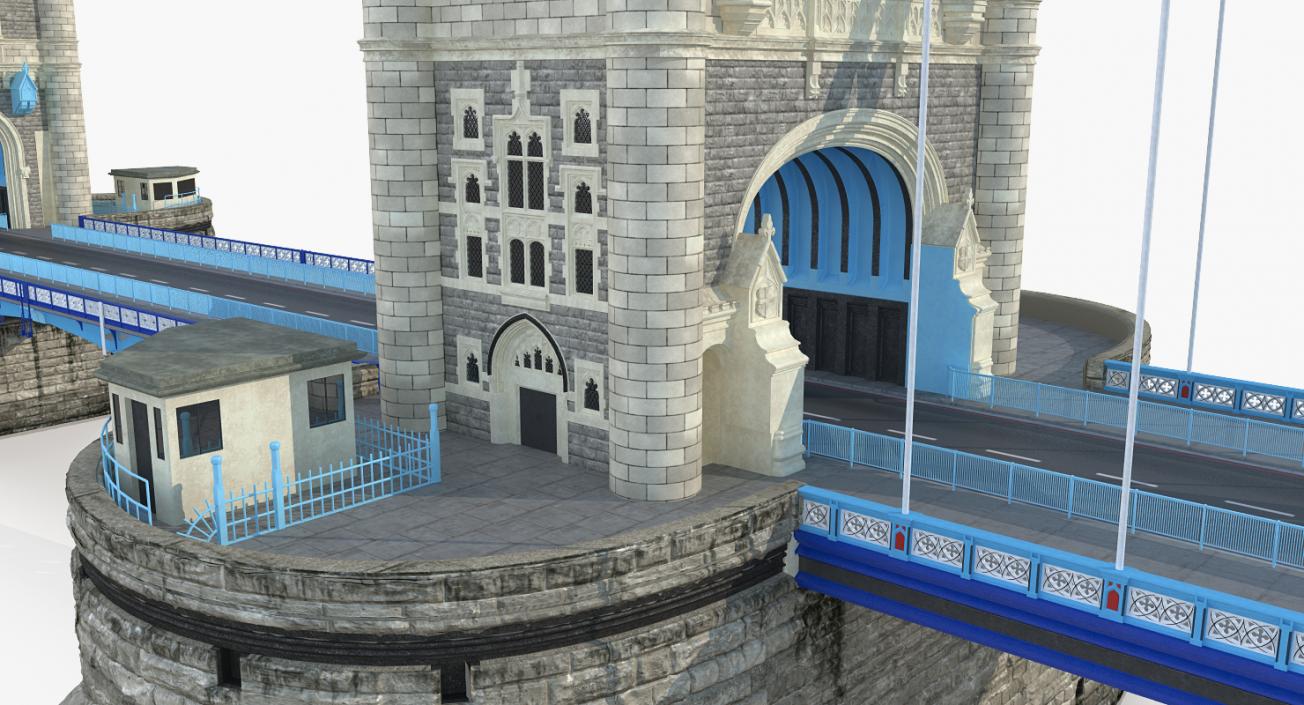 Tower Bridge London 3D model