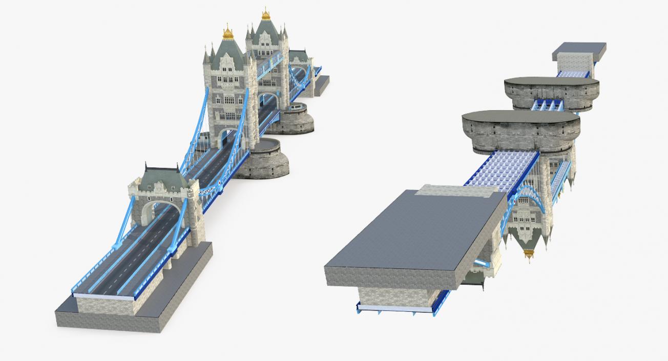 Tower Bridge London 3D model