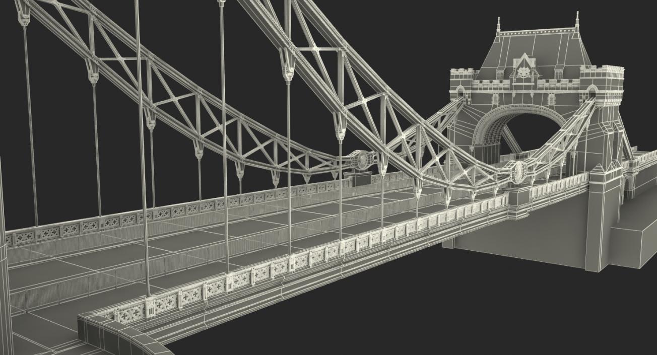 Tower Bridge London 3D model