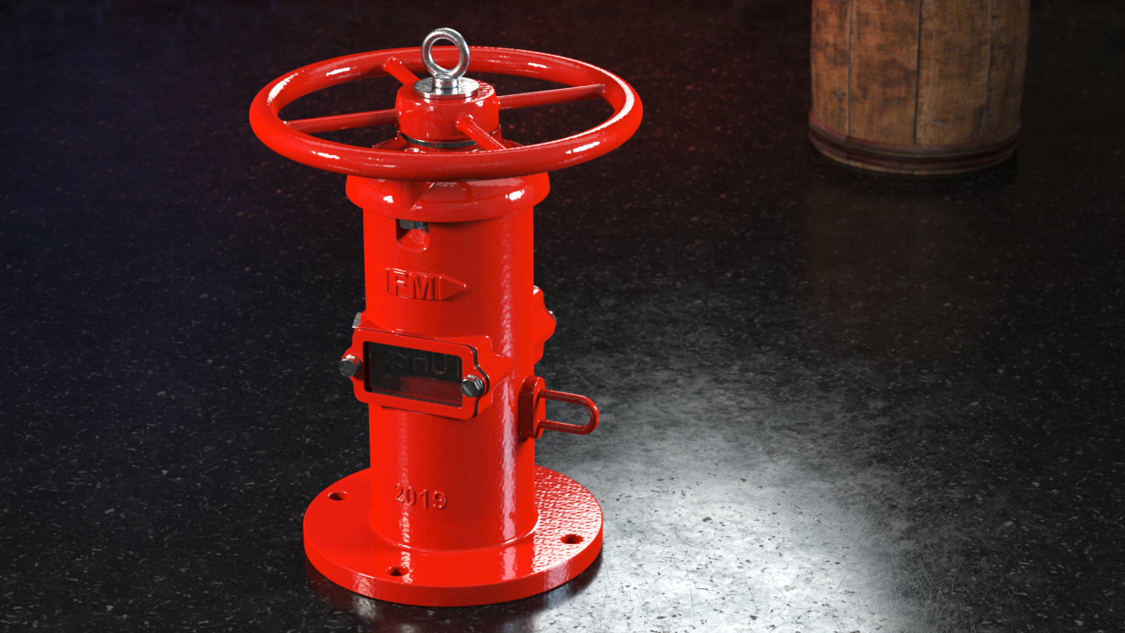 3D Fire Protection Indicator Posts