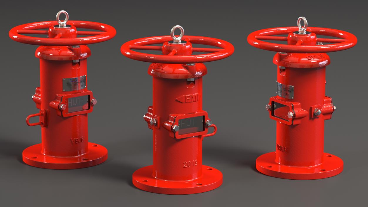 3D Fire Protection Indicator Posts