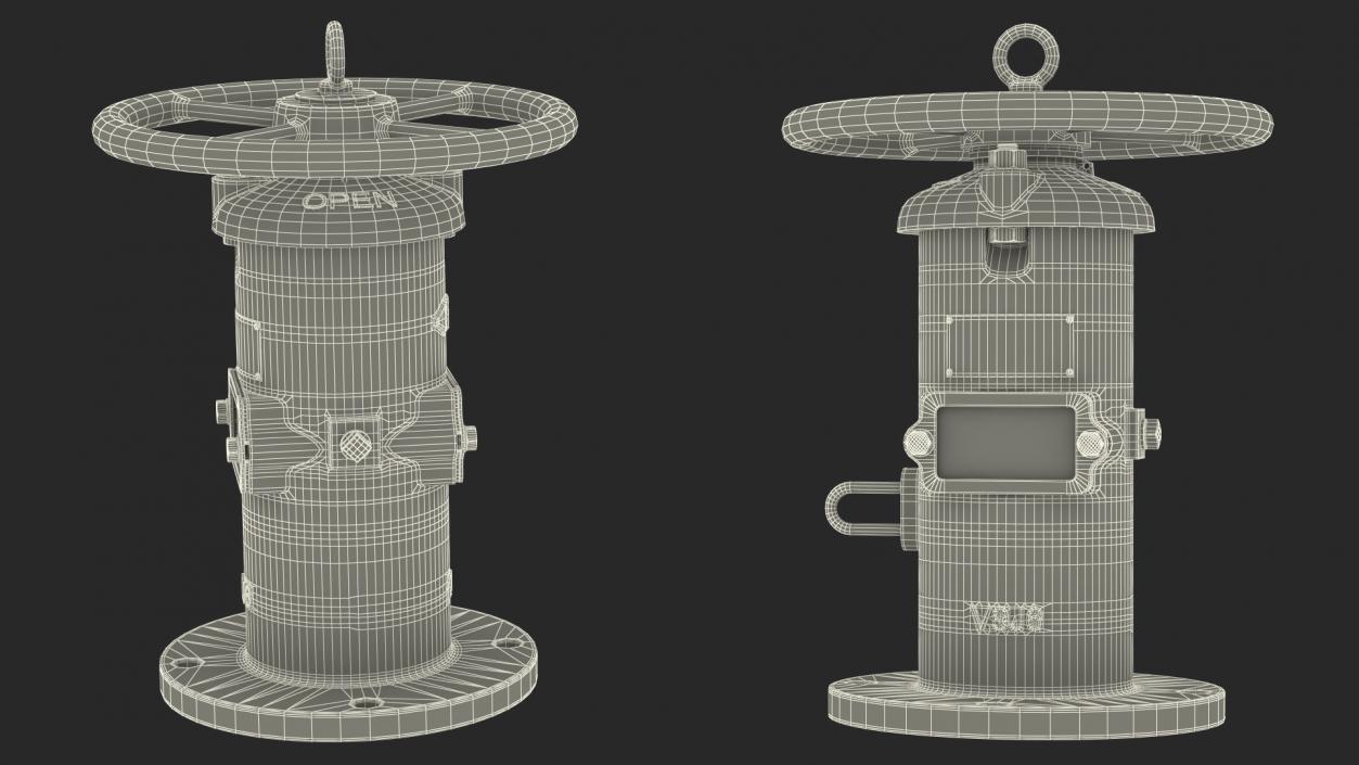 3D Fire Protection Indicator Posts