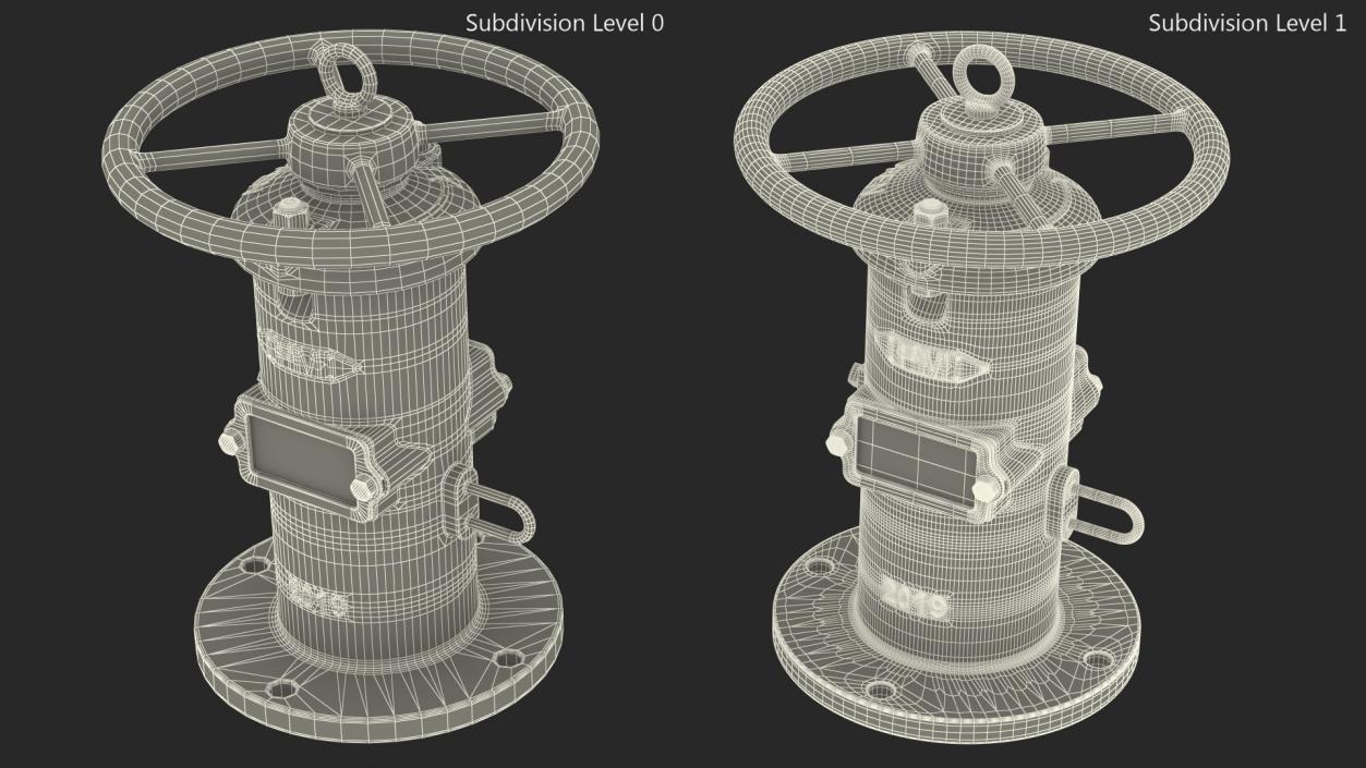 3D Fire Protection Indicator Posts