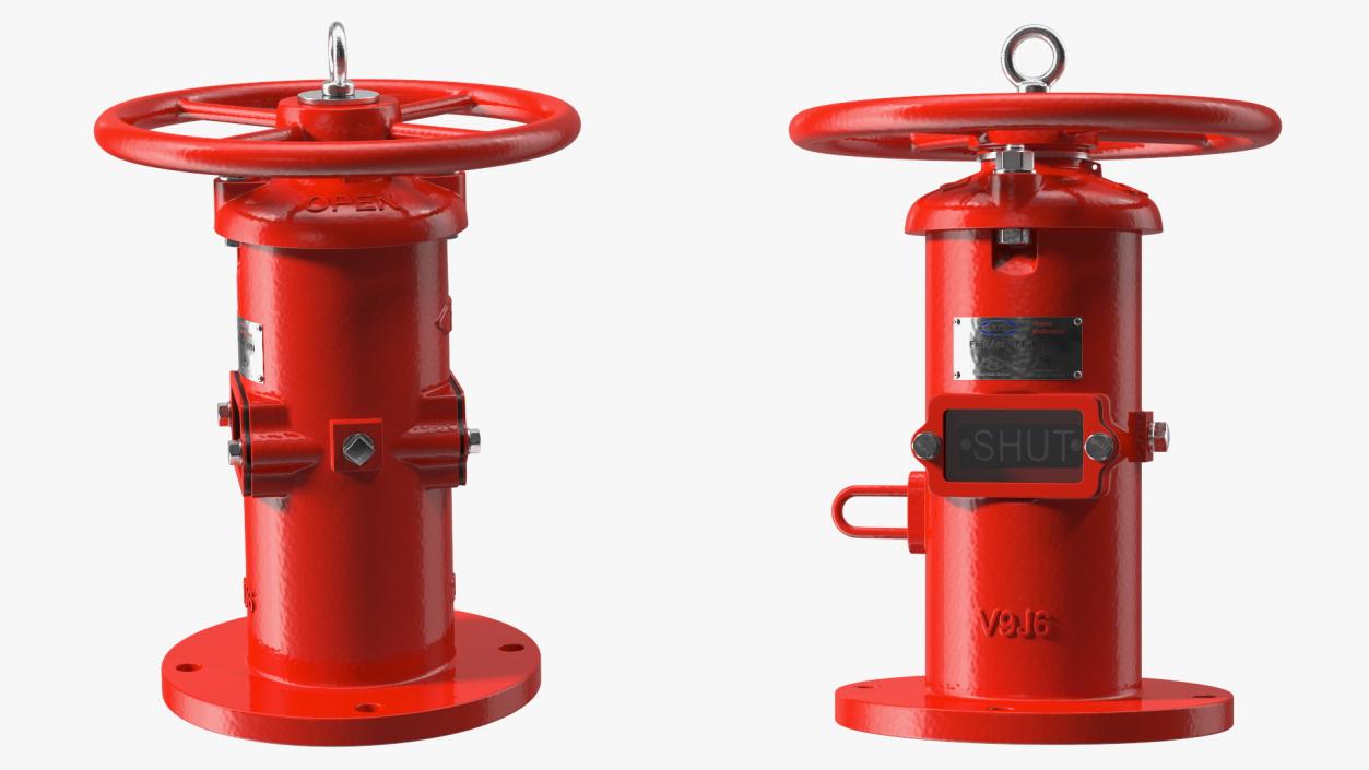 3D Fire Protection Indicator Posts