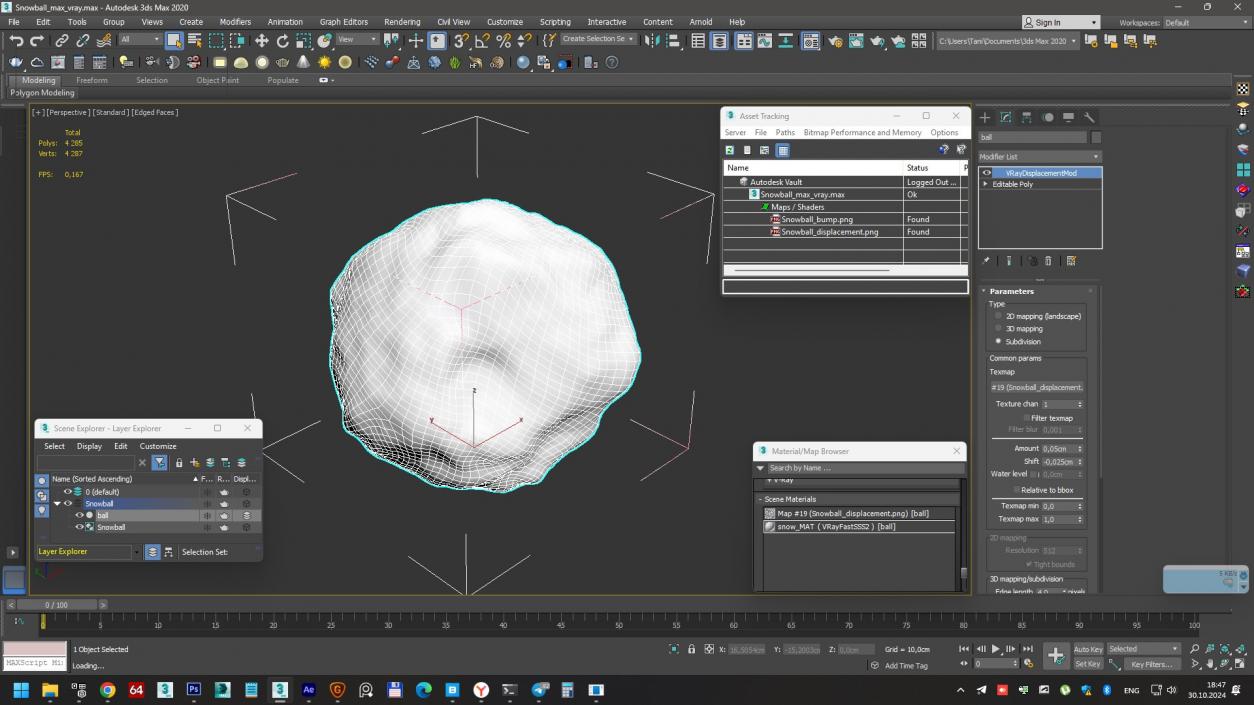 3D model Snowball 4