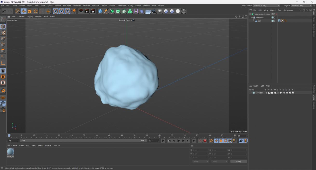 3D model Snowball 4