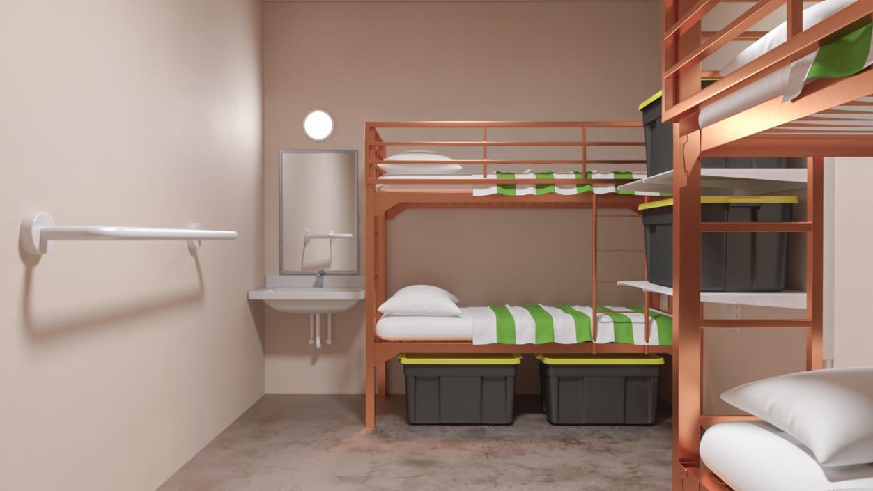 3D model Homeless Shelter Interior