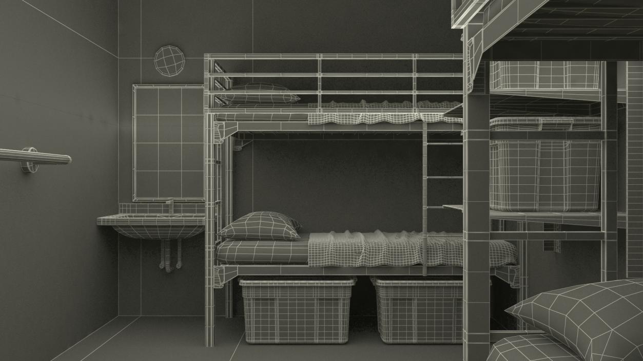 3D model Homeless Shelter Interior