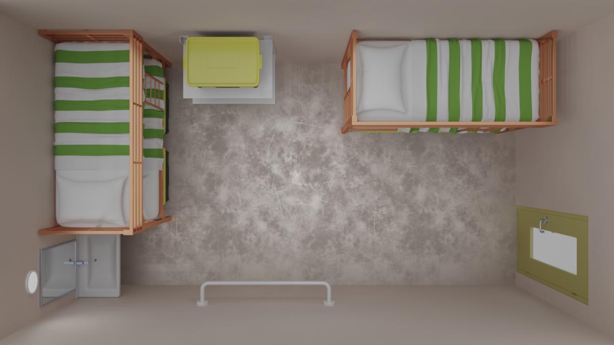 3D model Homeless Shelter Interior