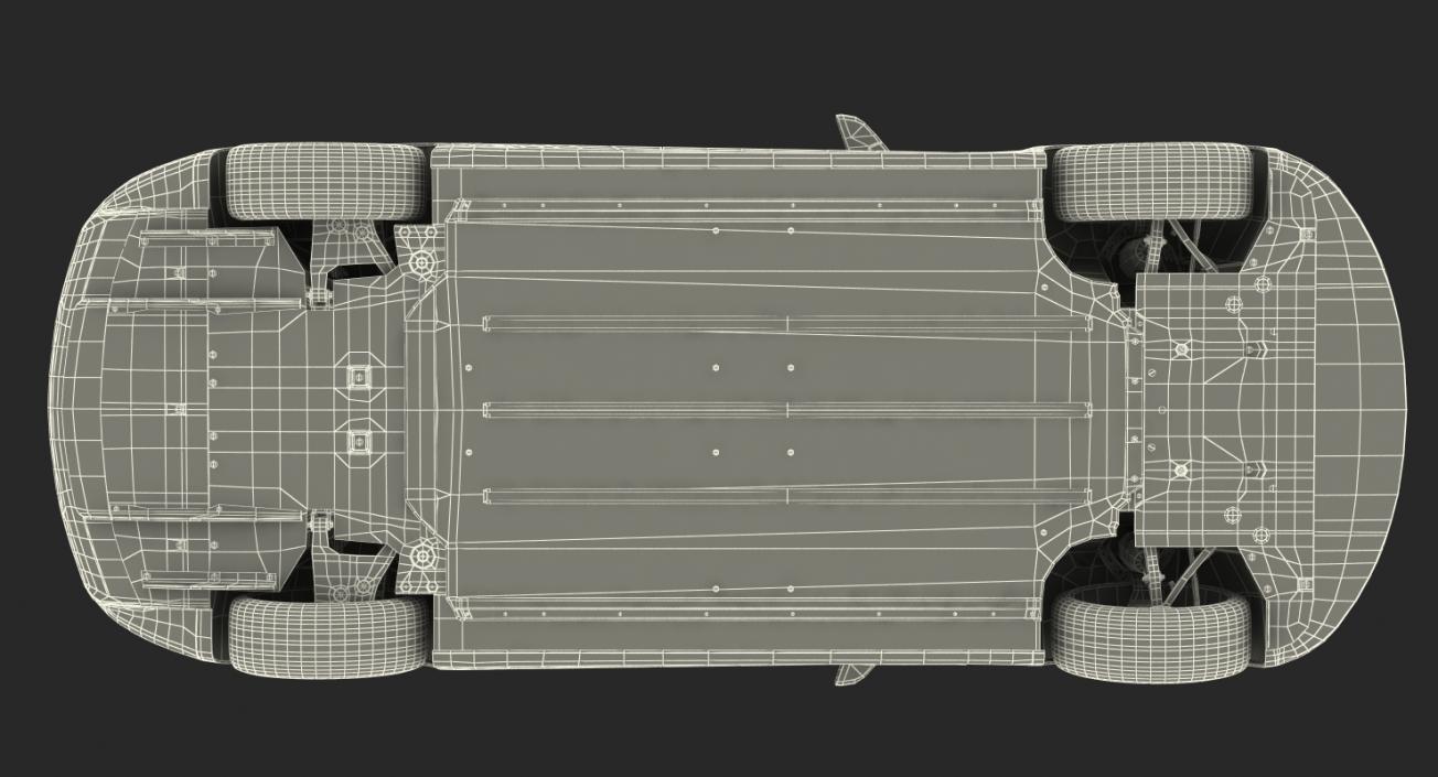 3D Tesla Model S 75 2015 Rigged model