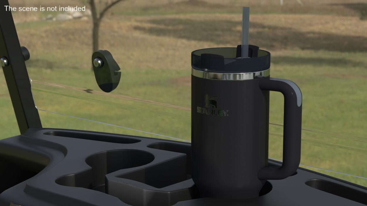 Stanley Insulated Travel Mug Black 3D model