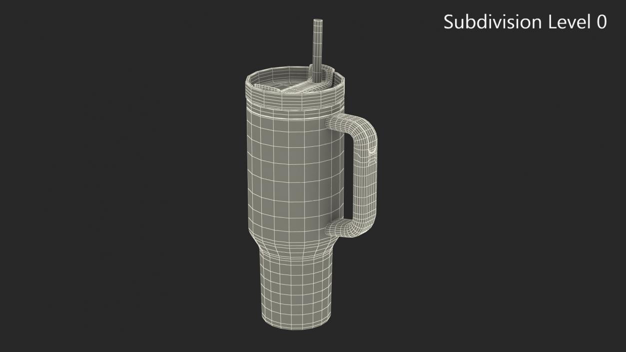 Stanley Insulated Travel Mug Black 3D model