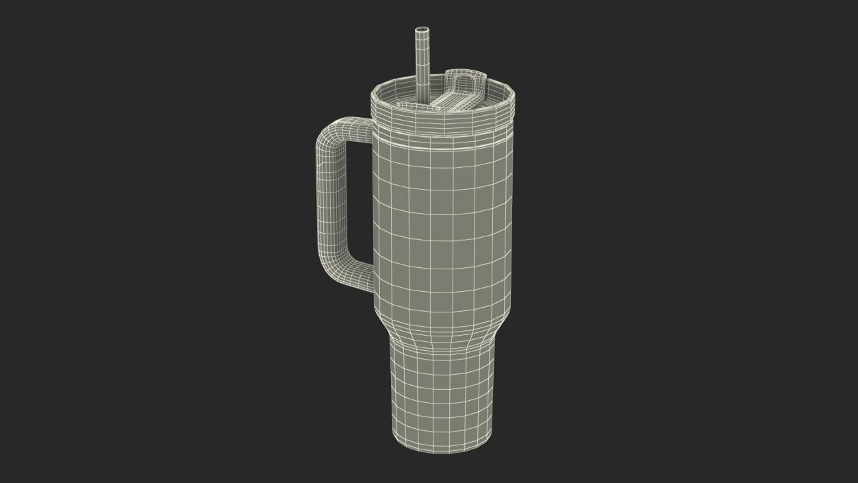 Stanley Insulated Travel Mug Black 3D model