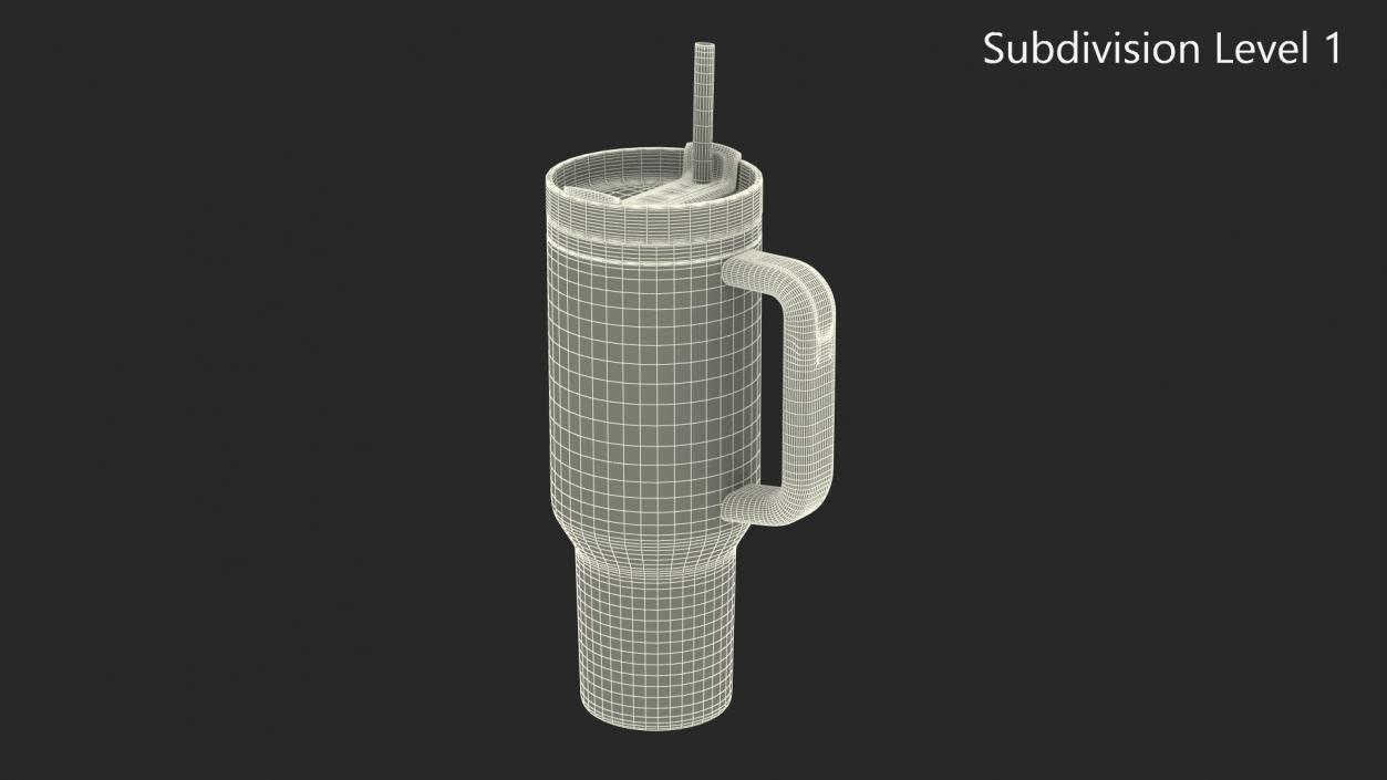 Stanley Insulated Travel Mug Black 3D model