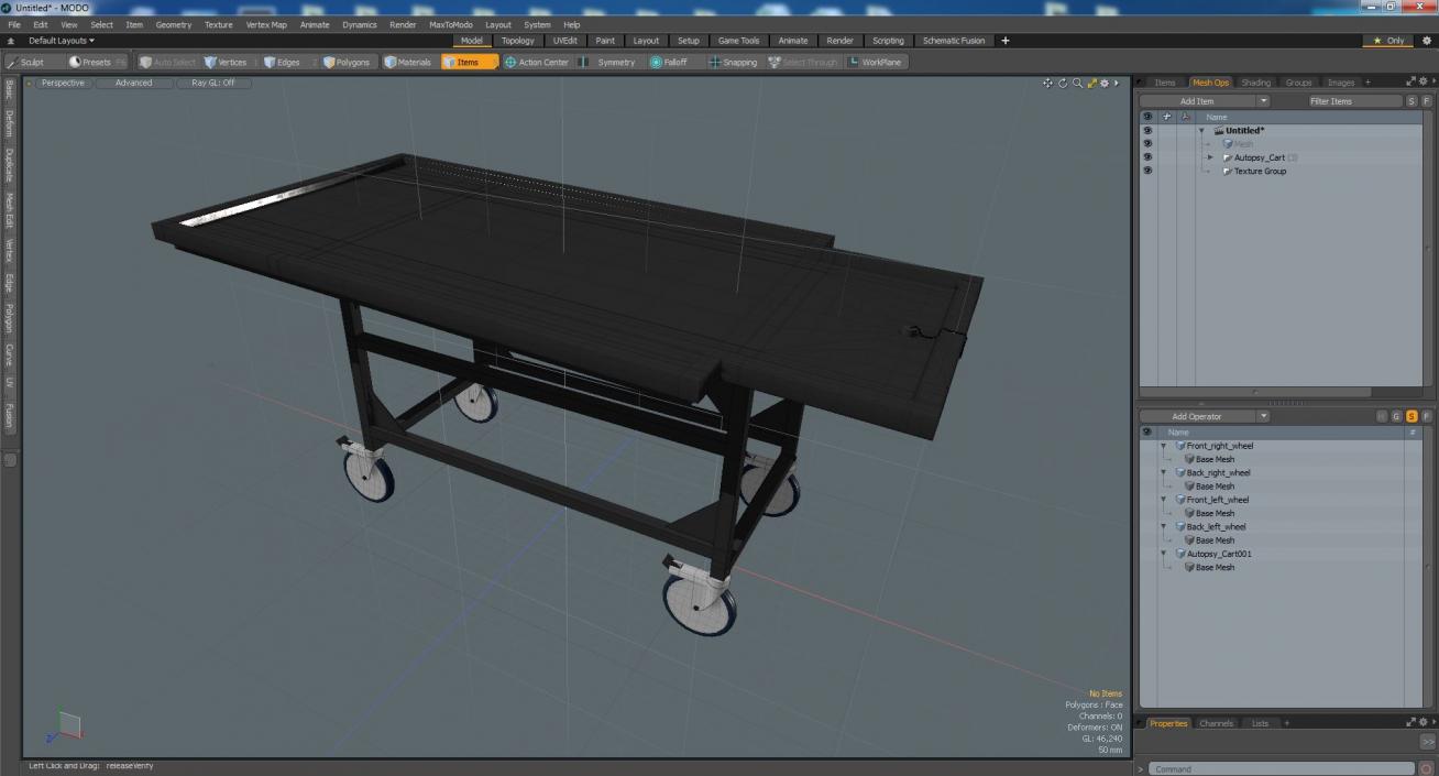 Autopsy Cart 3D