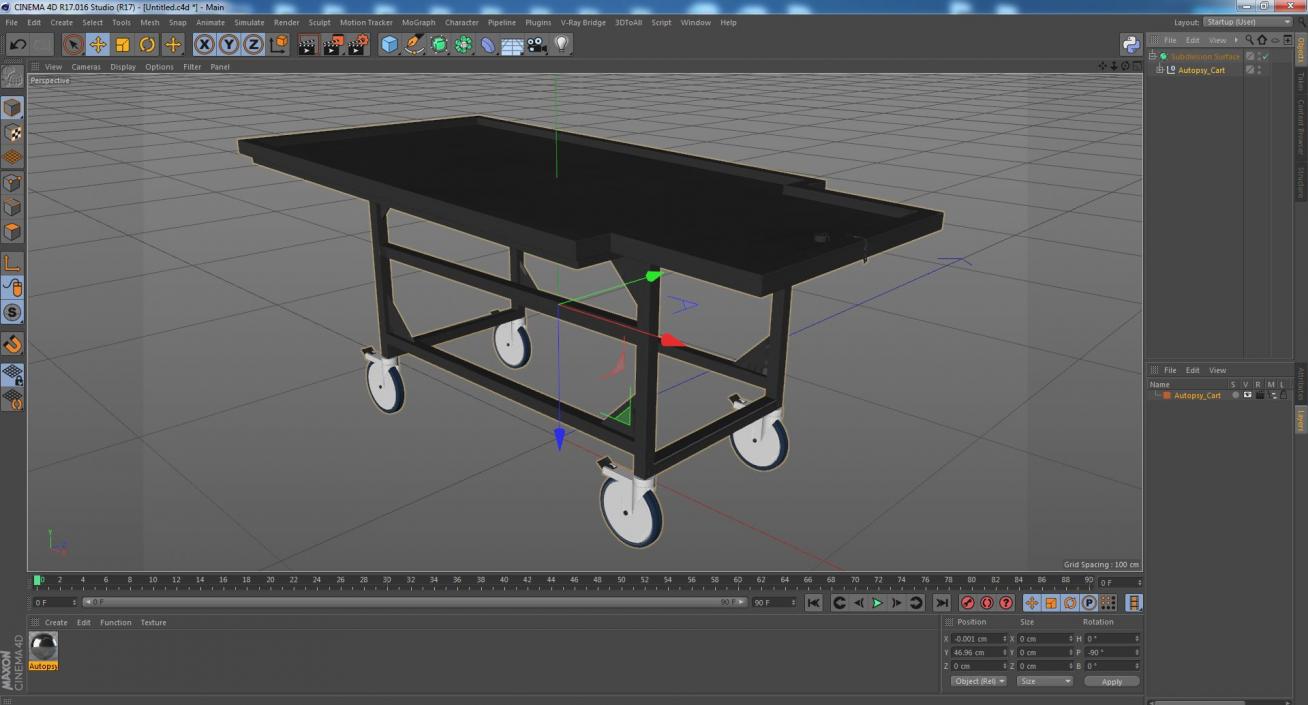 Autopsy Cart 3D