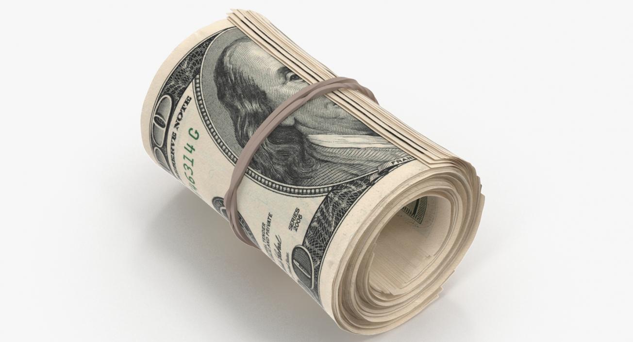 3D model One Hundred Dollar Bills 3D Models Collection