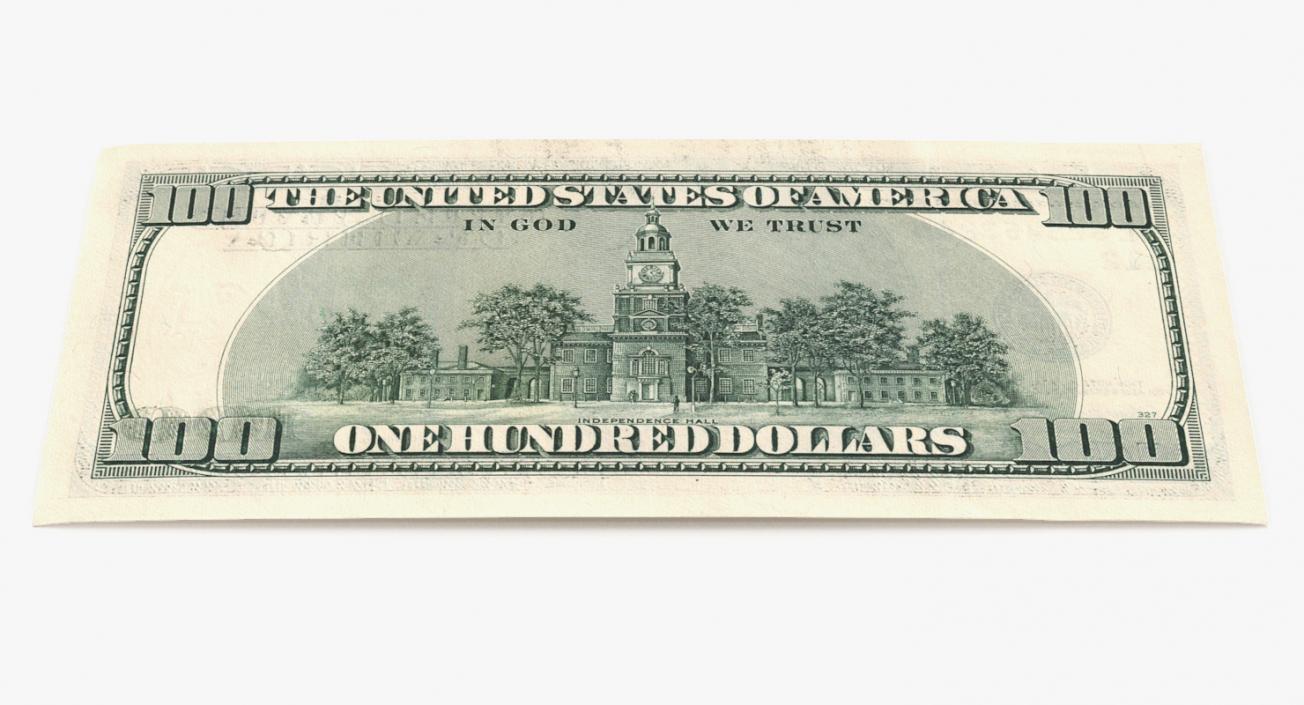 3D model One Hundred Dollar Bills 3D Models Collection