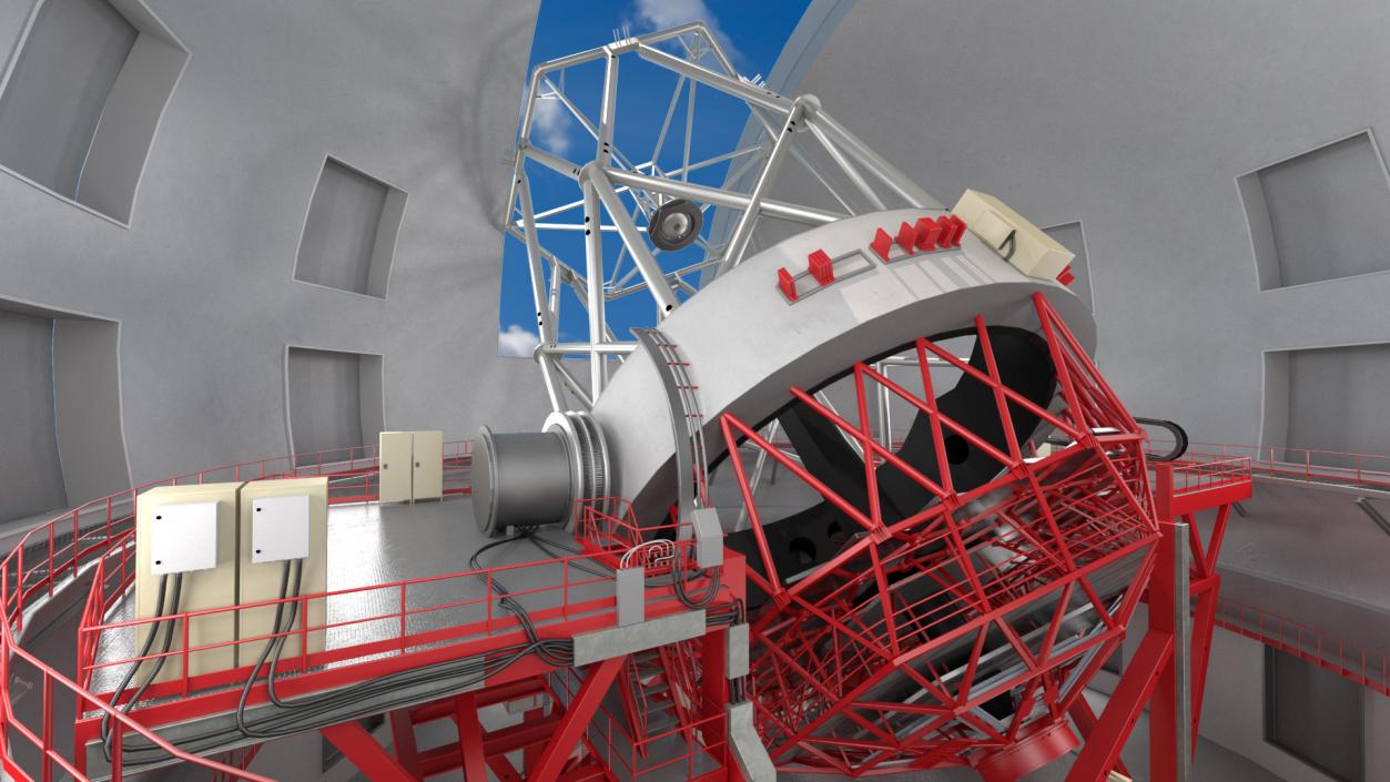 Dome Telescope 3D model