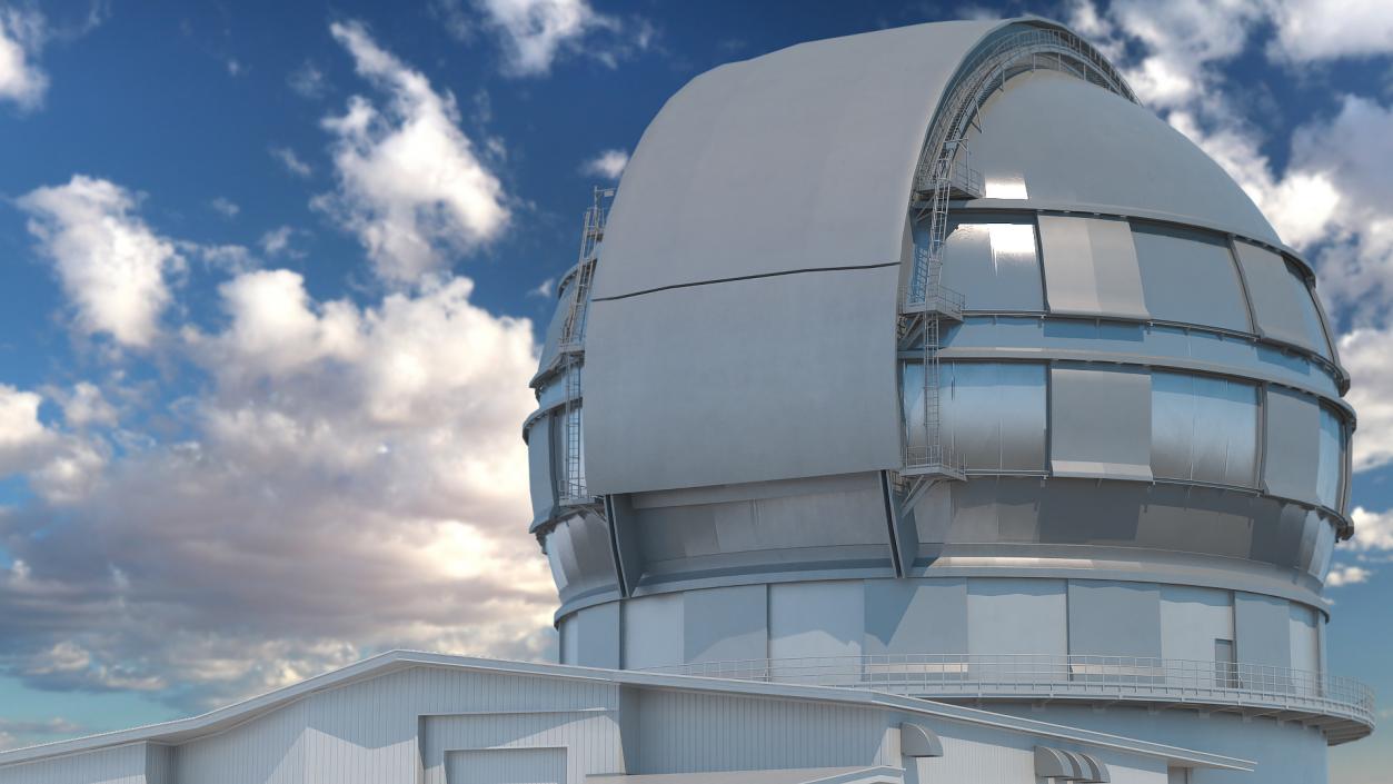 Dome Telescope 3D model