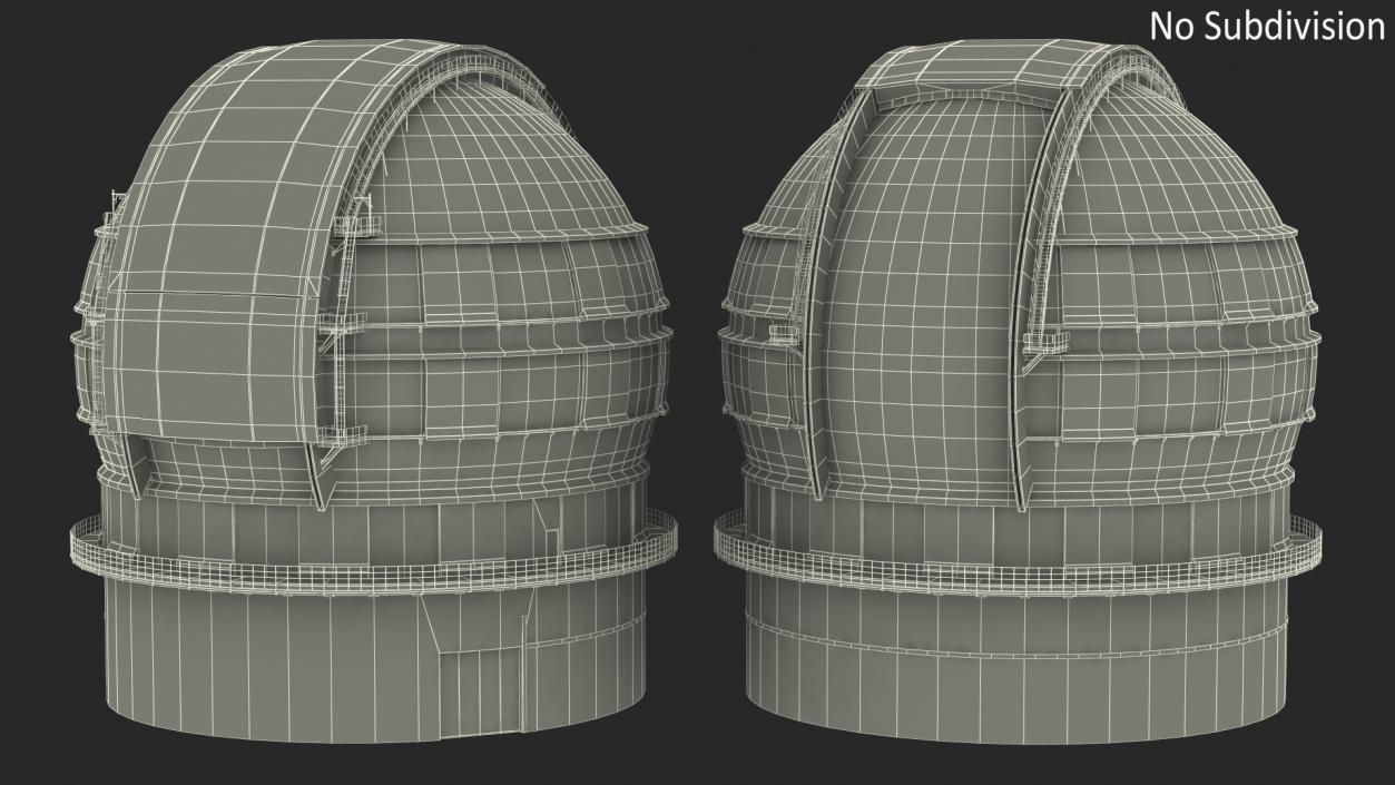 Dome Telescope 3D model