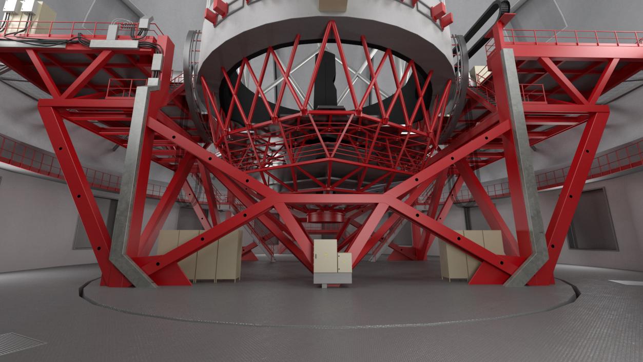 Dome Telescope 3D model