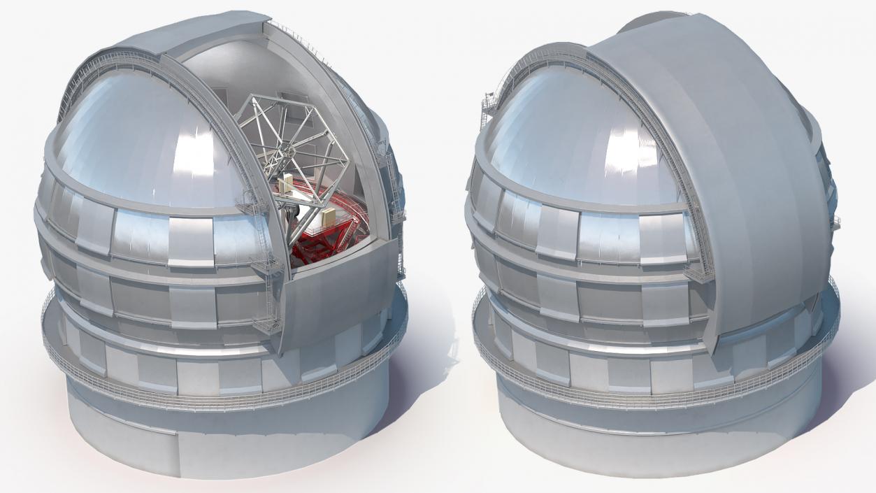 Dome Telescope 3D model