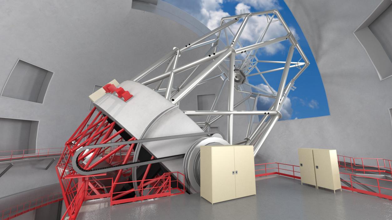 Dome Telescope 3D model