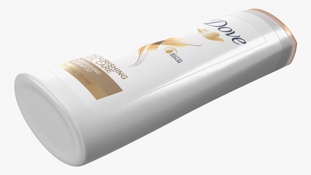 Dove Nourishing Oil Care Shampoo Bottle 3D model