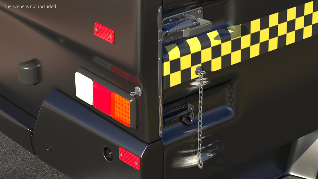 3D Police Paddy Wagon model