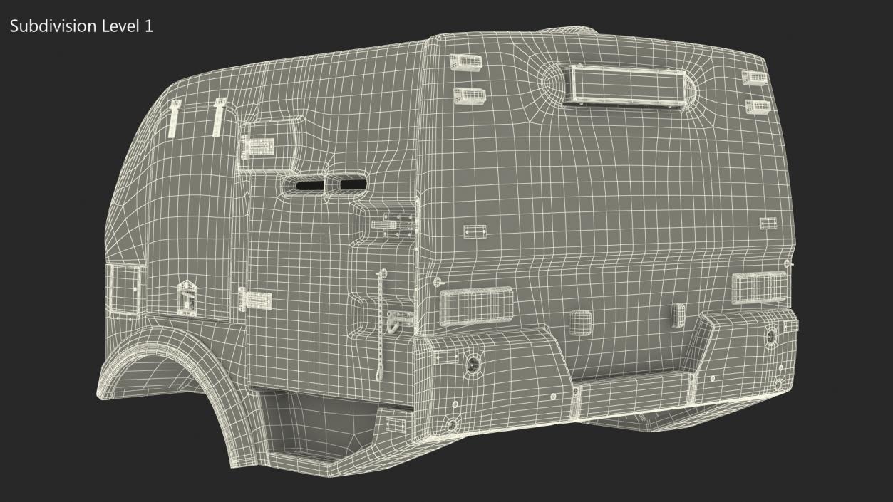 3D Police Paddy Wagon model