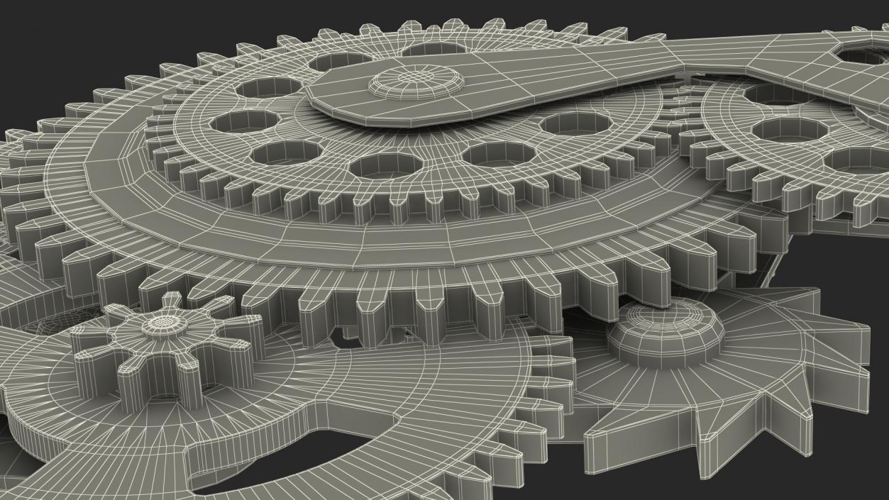 3D model Cog Gears Mixed