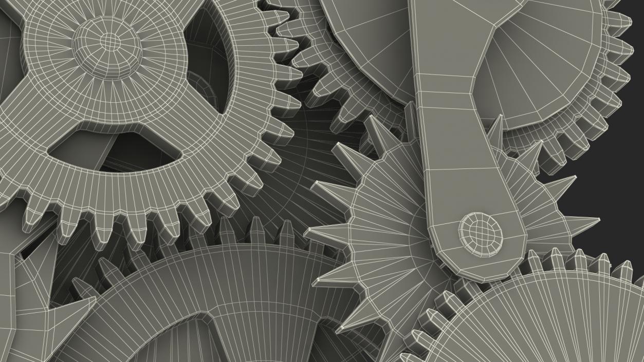 3D model Cog Gears Mixed