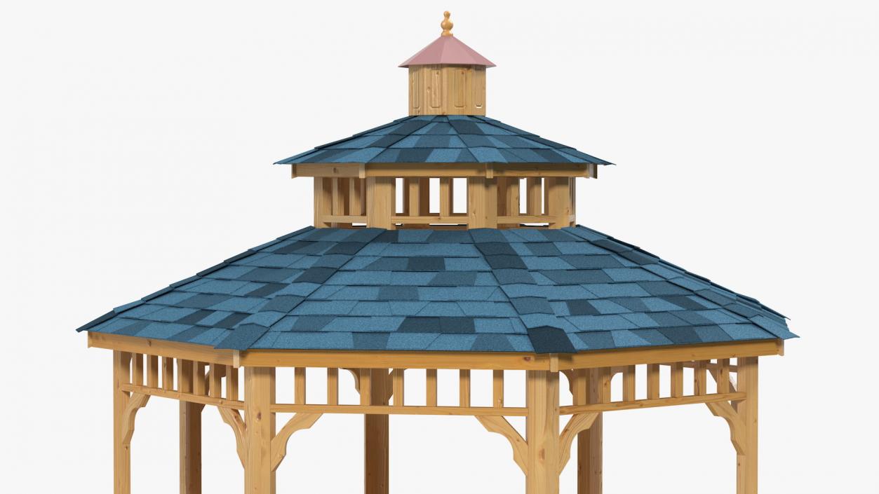 3D model Gazebo Pavilion Structure