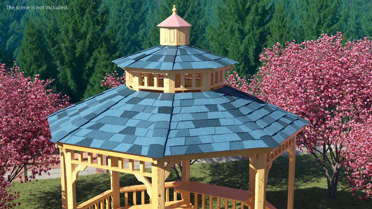 3D model Gazebo Pavilion Structure