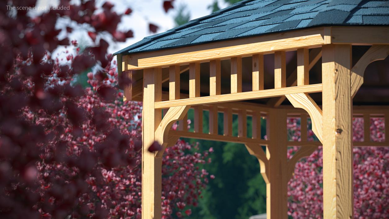 3D model Gazebo Pavilion Structure