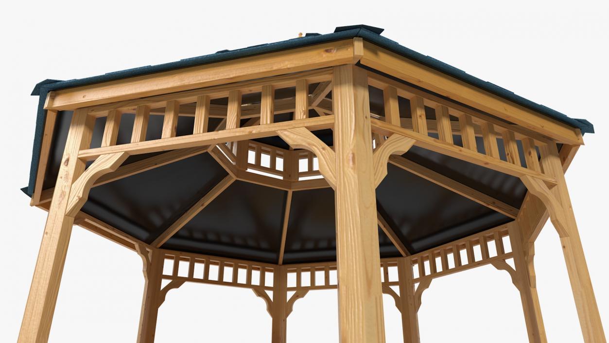 3D model Gazebo Pavilion Structure