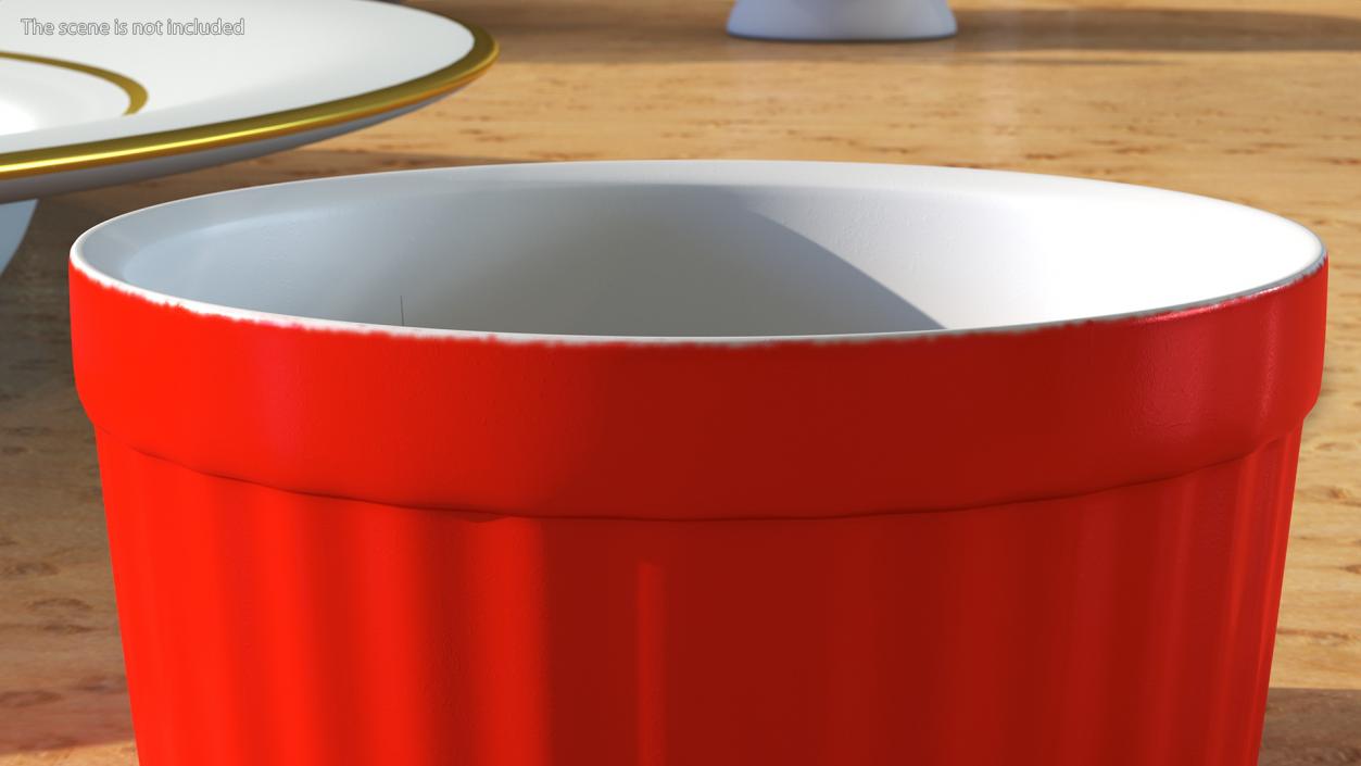 Gravy Boat Red 3D model