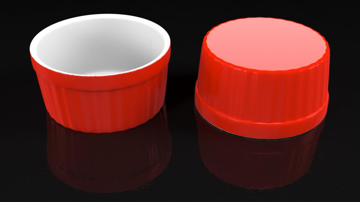 Gravy Boat Red 3D model