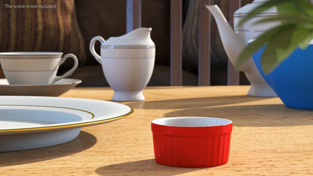 Gravy Boat Red 3D model