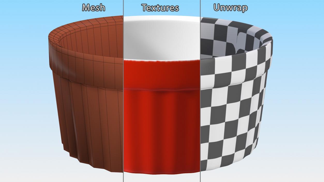 Gravy Boat Red 3D model