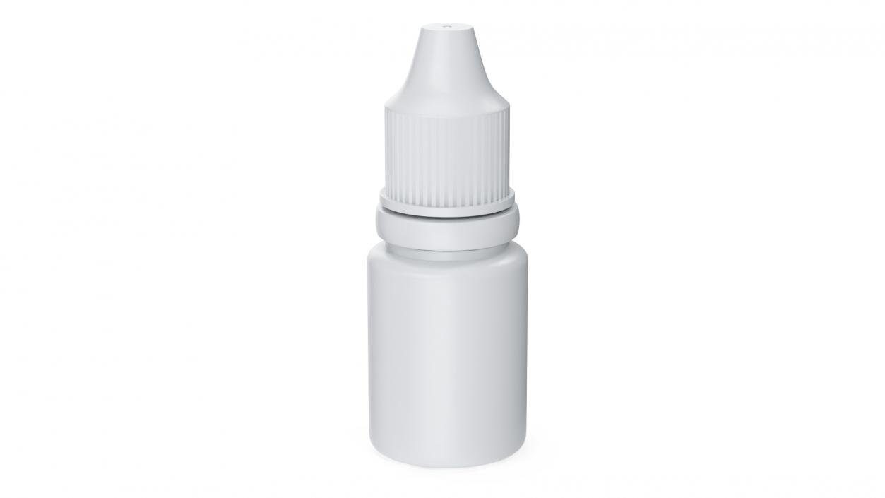 3D Plastic Dropping Bottle 10ml model