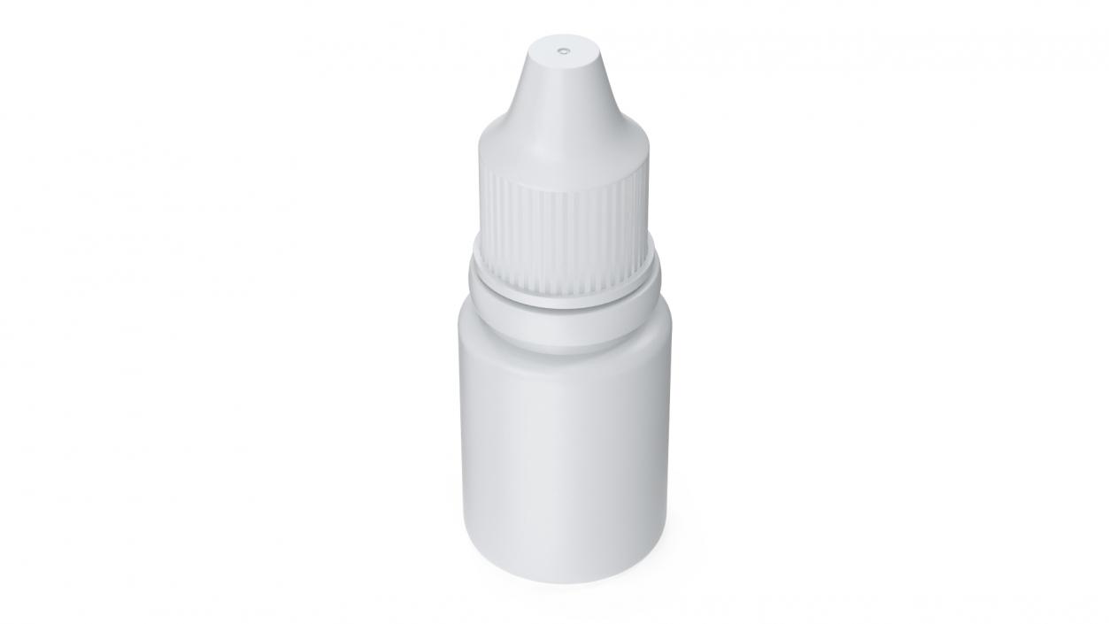 3D Plastic Dropping Bottle 10ml model