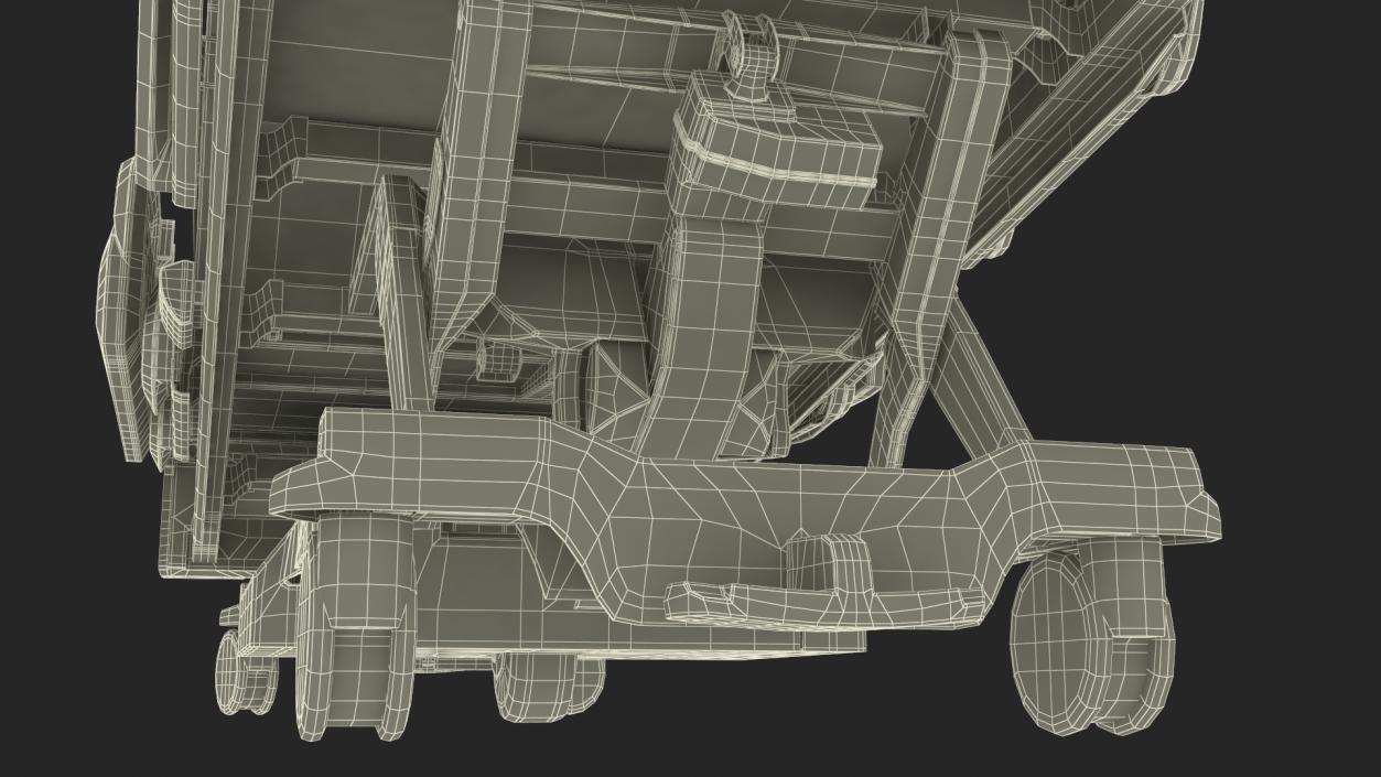 3D model Smart Hospital Bed Rigged